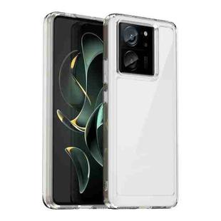 For Xiaomi Redmi K60 Ultra Colorful Series Acrylic Hybrid TPU Phone Case(Transparent)