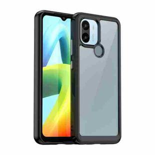 For Xiaomi Redmi A1+ Colorful Series Acrylic Hybrid TPU Phone Case(Black)