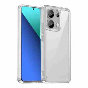 For Xiaomi Redmi Note 13 4G Global Colorful Series Acrylic Hybrid TPU Phone Case(Transparent)