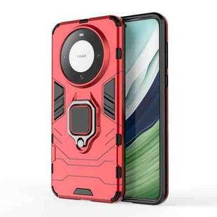 For Huawei Mate 60 Magnetic Ring Holder PC + TPU Phone Case(Red)