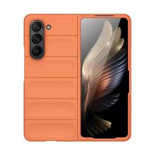 For Samsung Galaxy Z Fold5 Skin Feel Magic Shield Shockproof Phone Case(Orange)