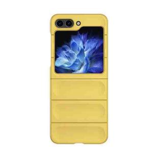 For Samsung Galaxy Z Flip5 Skin Feel Magic Shield Shockproof Phone Case(Yellow)