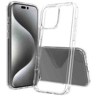 For iPhone 16 Pro Max Scratchproof Acrylic TPU Phone Case(Transparent)