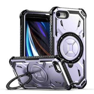 For iPhone SE 2022 / 2020 / 8 / 7 Armor Series Holder Phone Case(Light Purple)