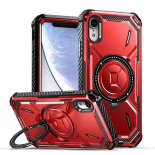 For iPhone XR Armor Series Holder Phone Case(Red)