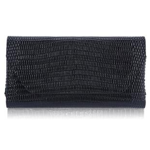 For Huawei Mate X / Xs Genuine Leather Horizontal Flip Case(Lizard Pattern Black)