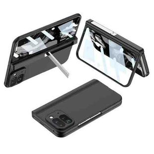 For Google Pixel 9 Pro Fold GKK Integrated Fold Hinge Full Coverage Phone Case with Holder(Black)