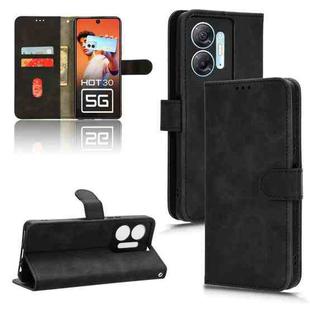 For Infinix Hot 30 5G Skin Feel Magnetic Flip Leather Phone Case(Black)