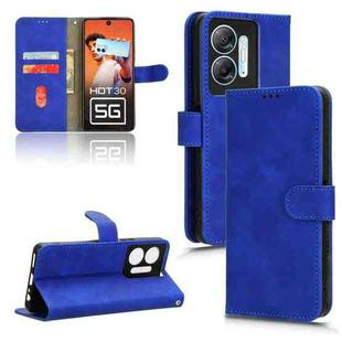 For Infinix Hot 30 5G Skin Feel Magnetic Flip Leather Phone Case(Blue)