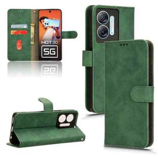 For Infinix Hot 30 5G Skin Feel Magnetic Flip Leather Phone Case(Green)