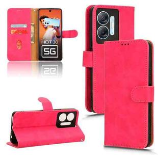 For Infinix Hot 30 5G Skin Feel Magnetic Flip Leather Phone Case(Rose Red)