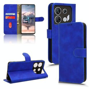 For Infinix GT 10 Pro Skin Feel Magnetic Flip Leather Phone Case(Blue)