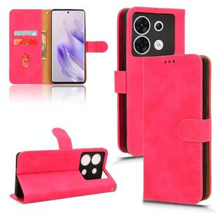 For Infinix Zero 30 5G Skin Feel Magnetic Flip Leather Phone Case(Rose Red)