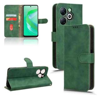 For Infinix Smart 8 Skin Feel Magnetic Flip Leather Phone Case(Green)