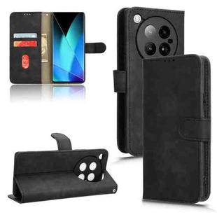 For Infinix Zero 40 4G Skin Feel Magnetic Flip Leather Phone Case(Black)