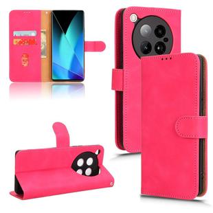 For Infinix Zero 40 4G Skin Feel Magnetic Flip Leather Phone Case(Rose Red)