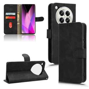 For Infinix Zero 40 5G Skin Feel Magnetic Flip Leather Phone Case(Black)