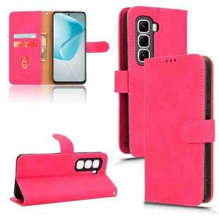 For Infinix Hot 50 Pro+ Skin Feel Magnetic Flip Leather Phone Case(Rose Red)