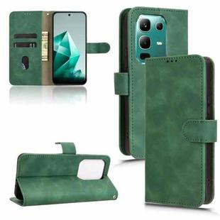 For Infinix Note 50x Skin Feel Magnetic Flip Leather Phone Case(Green)