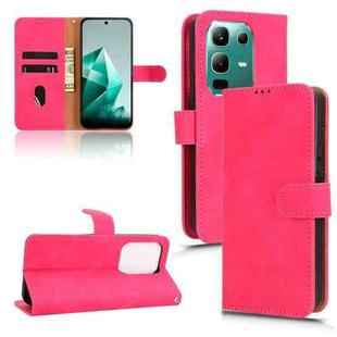 For Infinix Note 50x Skin Feel Magnetic Flip Leather Phone Case(Rose Red)
