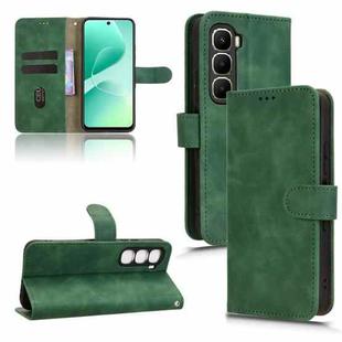 For Infinix Hot 60 5G Skin Feel Magnetic Flip Leather Phone Case(Green)