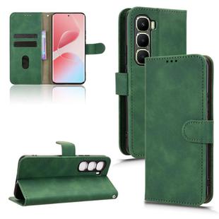 For Infinix Hot 60 Pro+ 4G Skin Feel Magnetic Flip Leather Phone Case(Green)