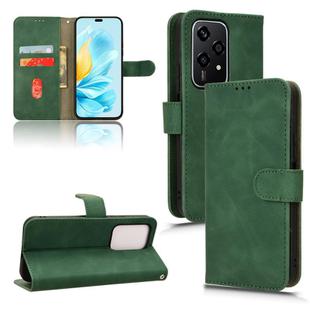 For Honor 200 Lite Global Skin Feel Magnetic Flip Leather Phone Case(Green)