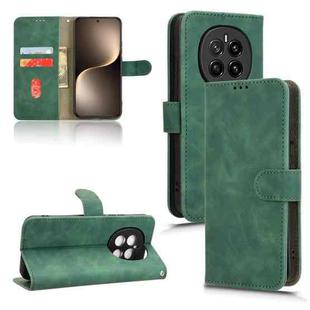 For Honor Magic7 Skin Feel Magnetic Flip Leather Phone Case(Green)