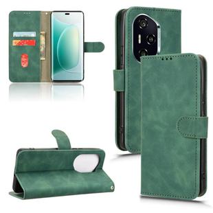 For Honor 300 Pro Skin Feel Magnetic Flip Leather Phone Case(Green)