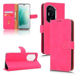 For Honor 300 Pro Skin Feel Magnetic Flip Leather Phone Case(Rose Red)
