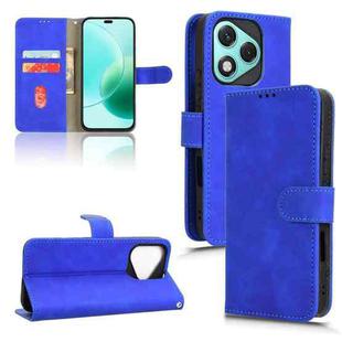 For Honor 400 Lite Skin Feel Magnetic Flip Leather Phone Case(Blue)
