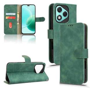 For Honor 400 Lite Skin Feel Magnetic Flip Leather Phone Case(Green)