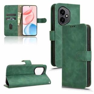 For Honor 400 Skin Feel Magnetic Flip Leather Phone Case(Green)