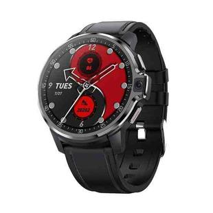 LEMFO LEMP 1.6 inch IPS Round Screen 4G Smart Watch Android 9.1, Specification:1GB+16GB(Black Leather)