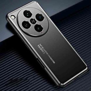 For OPPO Find X8 Pro Frosted Metal Phone Case(Black)
