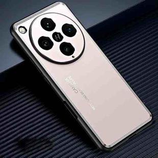For OPPO Find X8 Pro Frosted Metal Phone Case(Gold)