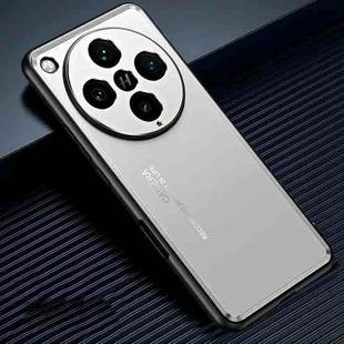 For OPPO Find X8 Pro Frosted Metal Phone Case(Silver)