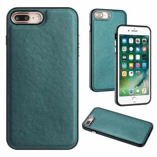 For iPhone 6s Plus / 7 Plus / 8 Plus Leather Texture Full Coverage Phone Case(Green)