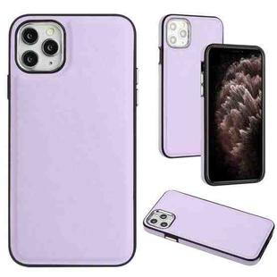 For iPhone 11 Pro Leather Texture Full Coverage Phone Case(Purple)