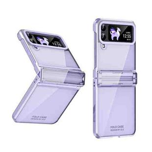 For Samsung Galaxy Z Flip4 5G Electroplating Phantom Series PC Folding Case with Hinge(Purple)