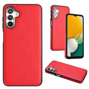 For Samsung Galaxy A04 4G Leather Texture Full Coverage Phone Case(Red)
