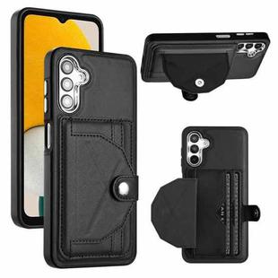For Samsung Galaxy A14 4G / A14 5G Shockproof Leather Phone Case with Card Holder(Black)