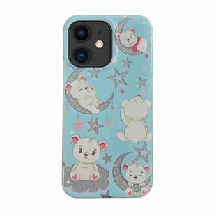 For iPhone 11 PC + TPU Dual-side Laminating IMD Phone Case(Blue)