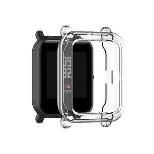 For Amazfit Bip Lite Version 1S / Bip S Transparent TPU Watch Protective Case(Transparent White)