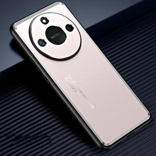 For Honor X60 Frosted Metal Phone Case(Gold)