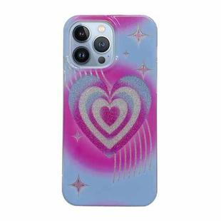 For iPhone 13 Pro Max PC + TPU Dual-side Laminating IMD Phone Case(Tassel Love)