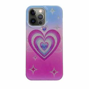 For iPhone 12 Pro PC + TPU Dual-side Laminating IMD Phone Case(Star Love)