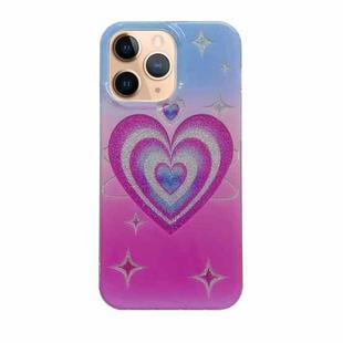For iPhone 11 Pro Max PC + TPU Dual-side Laminating IMD Phone Case(Star Love)
