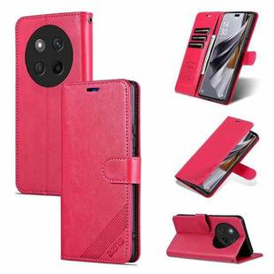 For Honor X60 Pro AZNS Sheepskin Texture Flip Leather Phone Case(Red)