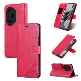 For Honor 300 Pro AZNS Sheepskin Texture Flip Leather Phone Case(Red)